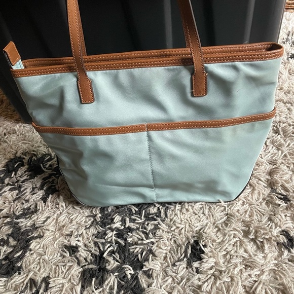 Michael Kors Kempton Medium Nylon Pocket Tote - Celadon - Picture 3 of 10